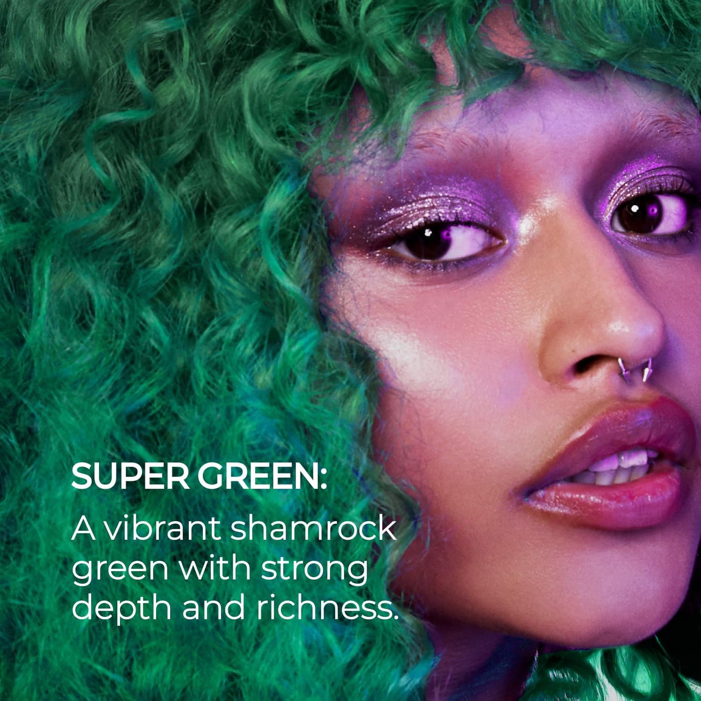XMONDO Color Super Green Depositing Mask &amp; Semi-Permanent Blue Hair Dye | Infused with Bond Booster Technology &amp; Hyaluronic Acid for Nourishment, Revitalization &amp; Repair, Vegan Formula, 8 Fl Oz 1-Pack