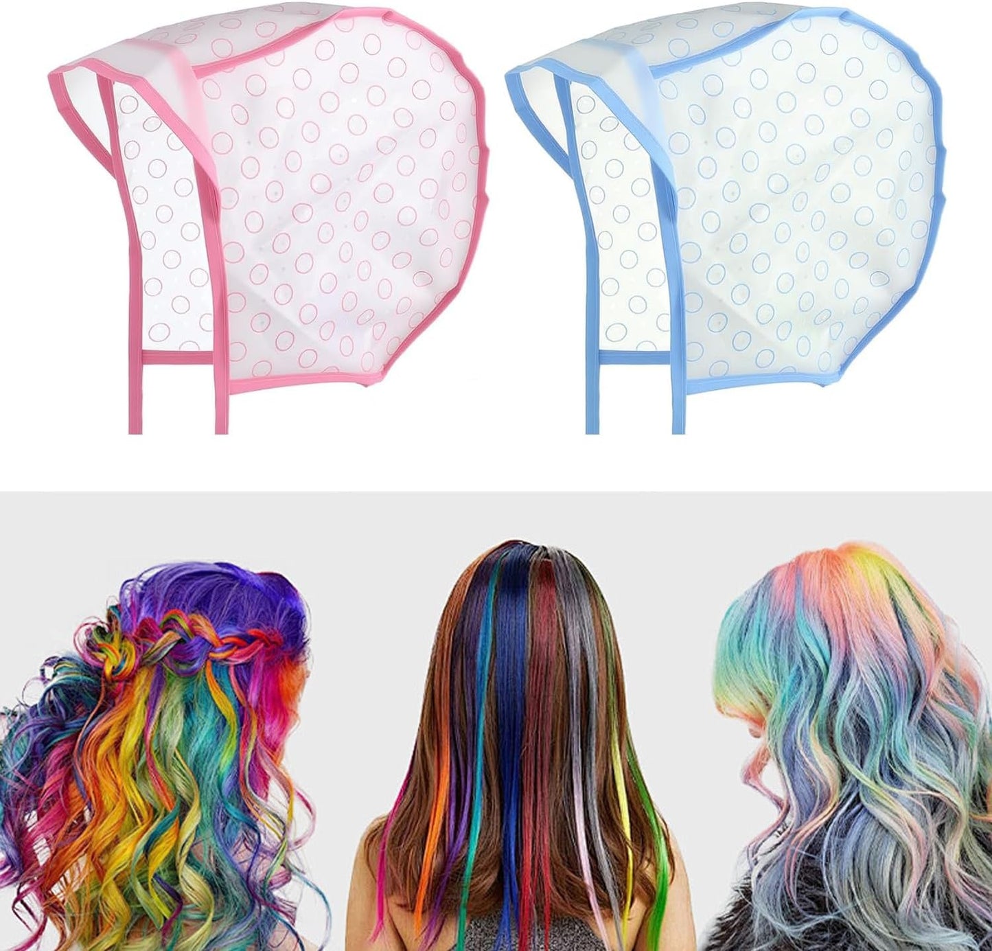 Highlighting Cap Highlight Cap Hair Highlighting Kit Coloring Hair Highlight Cap and Hook Kit Bleach Cap with Hair Coloring Brush for Dyeing Salon Home Use