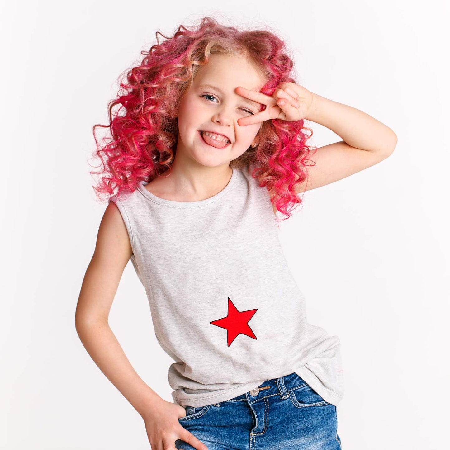 Desire Deluxe Hair Chalk Gift for Girls - 10 Temporary Non-Toxic Easy Washable Hair Dye Colourful, Metallic, Glitter Pens - Great Games Birthday Girls