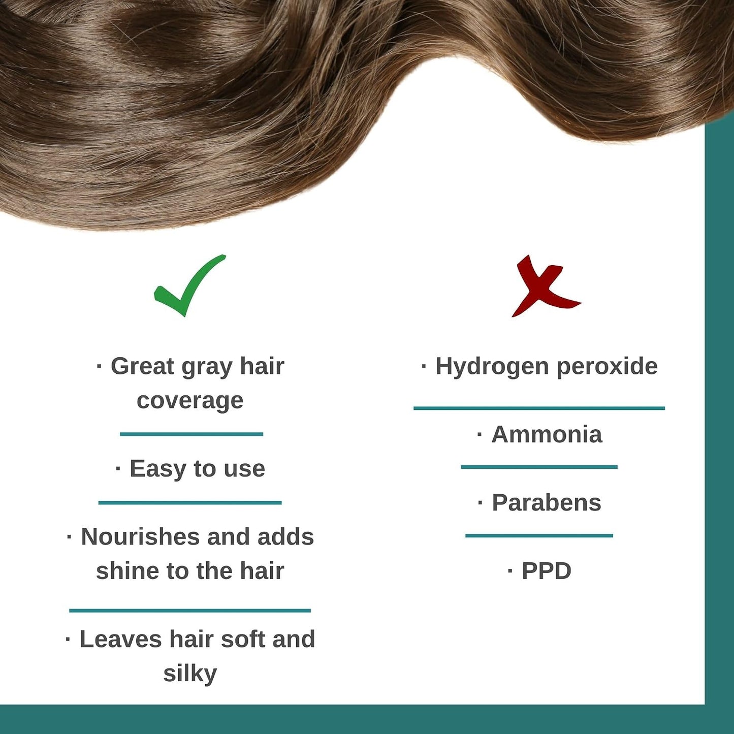 Hair Coloring Conditioner Natural Balm Color Copper Titian Nº 40 | Enriched with 7 Natural Oils | Ammonia, PPD and Paraben Free | 150 ml