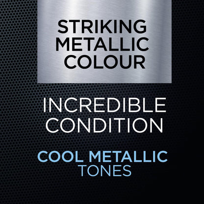 Colour Freedom Metallic Graphite Grey Permanent Hair Dye with PurePlex. Ultra Glossy Conditioning Hair Colour. 100% grey coverage. By Knight &amp; Wilson.