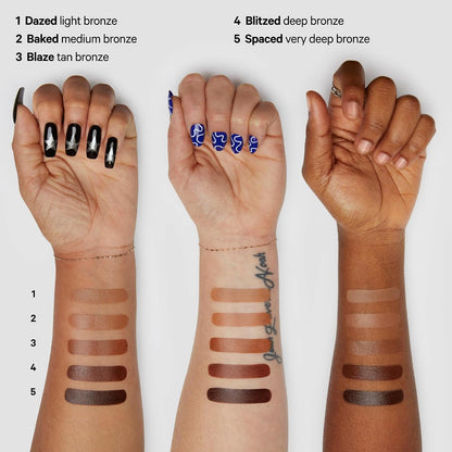 Milk Makeup Matte Bronzer, Dazed (Light Bronze) - 0.19 oz - Cream Bronzer Stick - Buildable, Blendable Colour - Matte Finish - 1,000+ Swipes Per Stick - Vegan, Cruelty Free