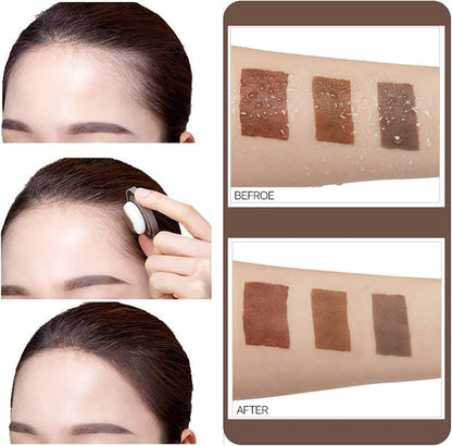 Hairline Powder Hair Shadow Powder,Natural Brown Hair Root Dye Shadow Cover, Instantly Windproof Sweatproof Hair Touch-Up for Thin Hair Grey Hairline Quick Cover Unisex