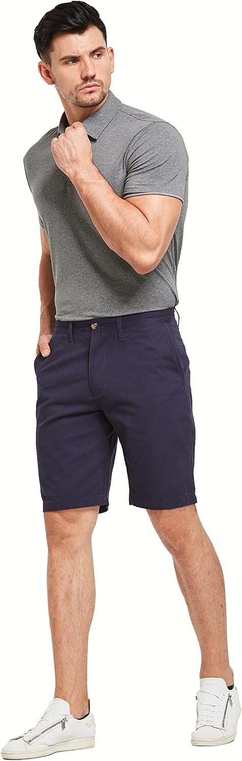 JustSun Men’s Casual Chino Shorts – the easy‑going summer staple