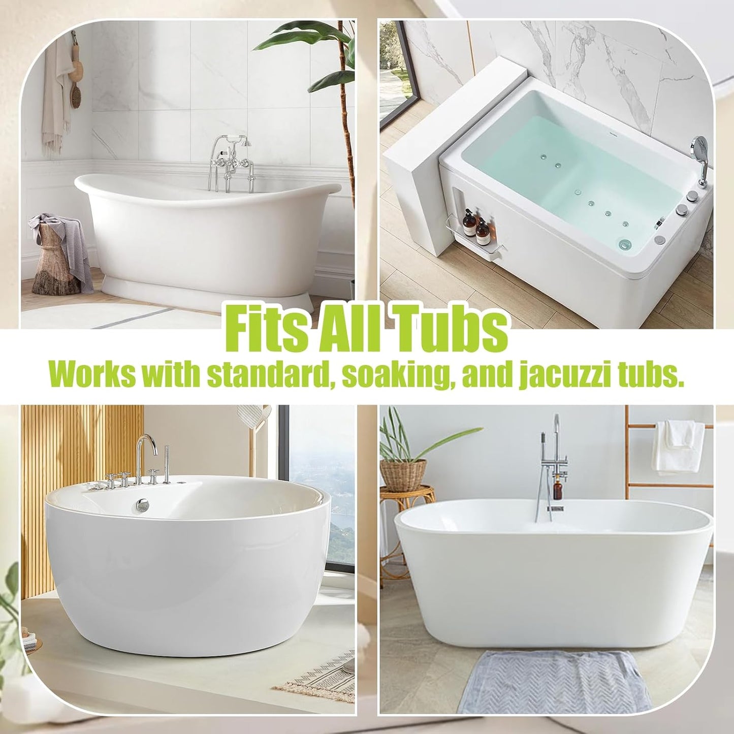 Full Body Bath Pillow for Tub, Bathtub Pillow with Removable Lumbar Pillow, 3D Air Mesh Spa Bath Cushion, 168 Suction Cups, Tub Pillow for Head, Neck, Back and Legs Support, Bathtub Accessories