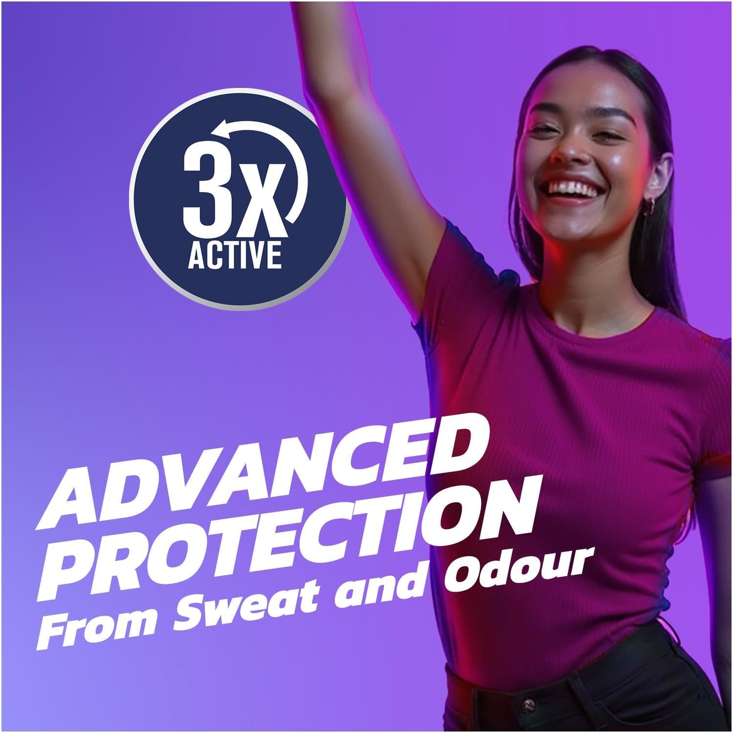 Triple Dry Women | Fresh Fragrance Anti-Perspirant Roll On 50ml | 100-Hour Protection Against Excessive Sweating | Fights Odour | Triple Active Formula | Clinically Proven | Female
