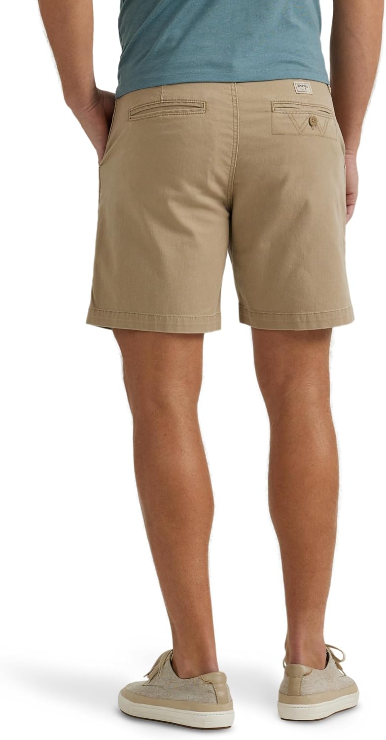 Wrangler Authentics Men’s Flat‑Front Shorts – casual comfort that moves with you