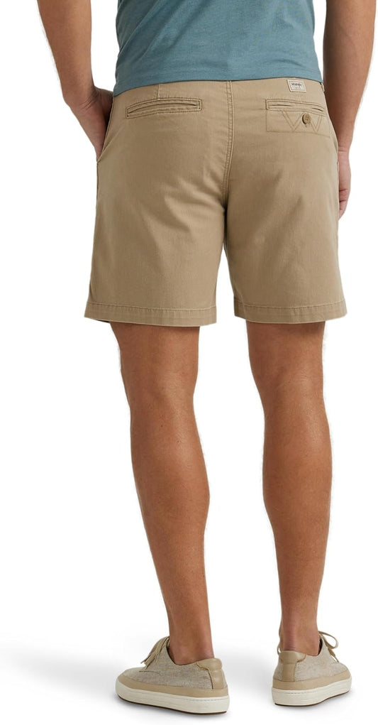 Wrangler Authentics Men’s Flat‑Front Shorts – casual comfort that moves with you