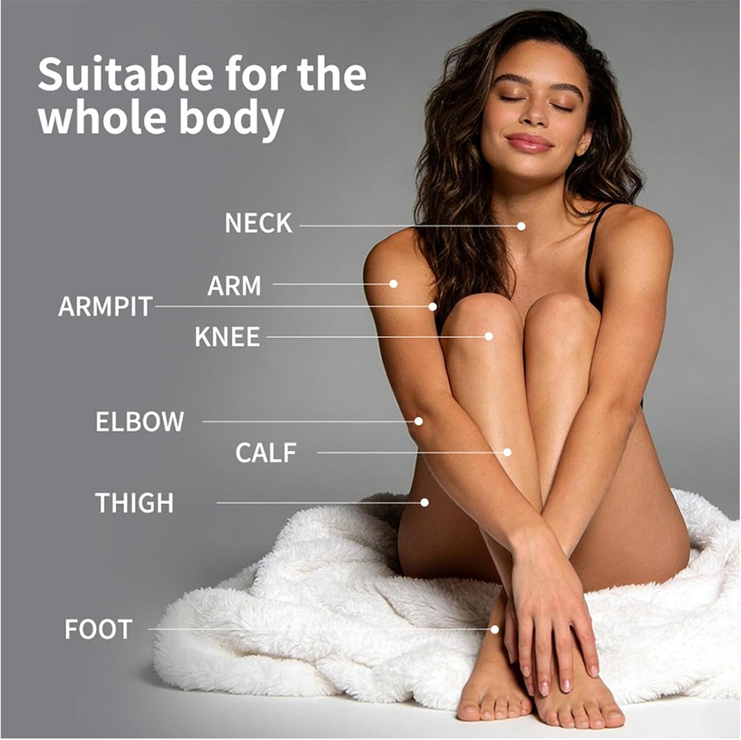 Glycolic Acid Exfoliating Body Stick, Gentle Daily Body Scrub &amp; Exfoliator for Smooth Skin, Improves Texture &amp; Brightness, Easy-to-Use Body Skin Care
