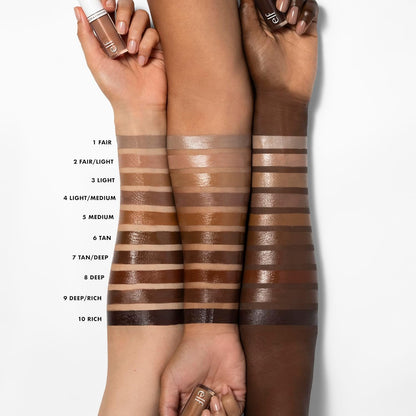 e.l.f. Camo Liquid Bronzer &amp; Contour, Highly Pigmented, Natural-Looking Glowy Finish, Long-Lasting, Rounded Applicator, Vegan &amp; Cruelty-Free, 2 Fair/Light