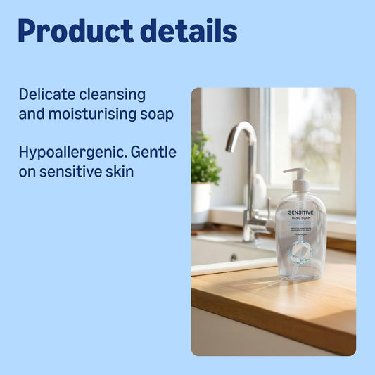 by Amazon Sensitive Hand Soap, 4 x 500ml