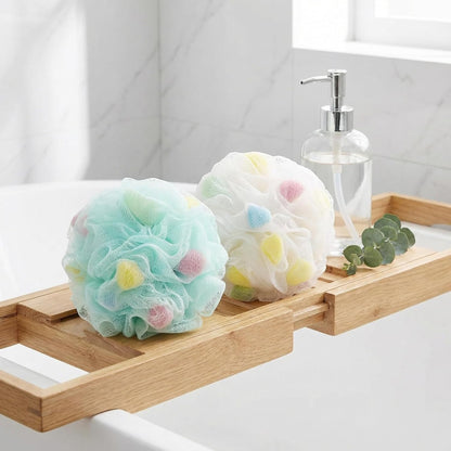 Why a Colorful Mesh Loofah Might Just Be the Shower Upgrade You Didn’t Know You Needed