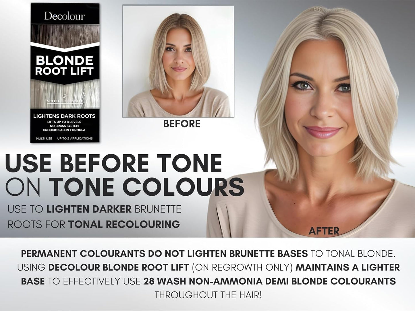 Scott Cornwall Decolour Blonde Root Lift