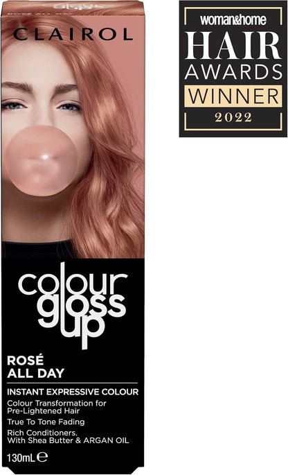 Clairol Colour Gloss Up Conditioner, Rose All Day, 130ml