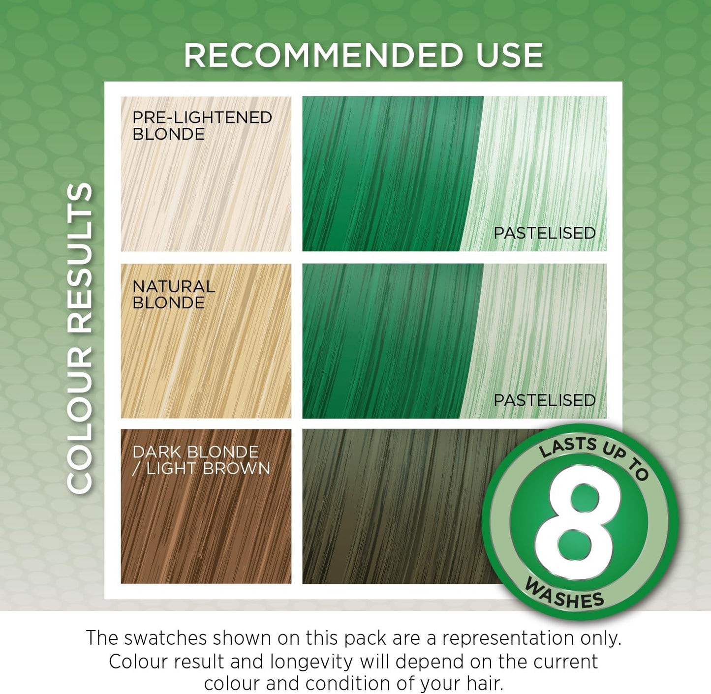 Colour-Freedom Gloss Pro 150ml Emerald Green Semi-Permanent Hair Colour. Ultra-Vibrant Vegan Colour Mask with PurePlex. Ammonia Free. Lasts Up To 6-10 Washes