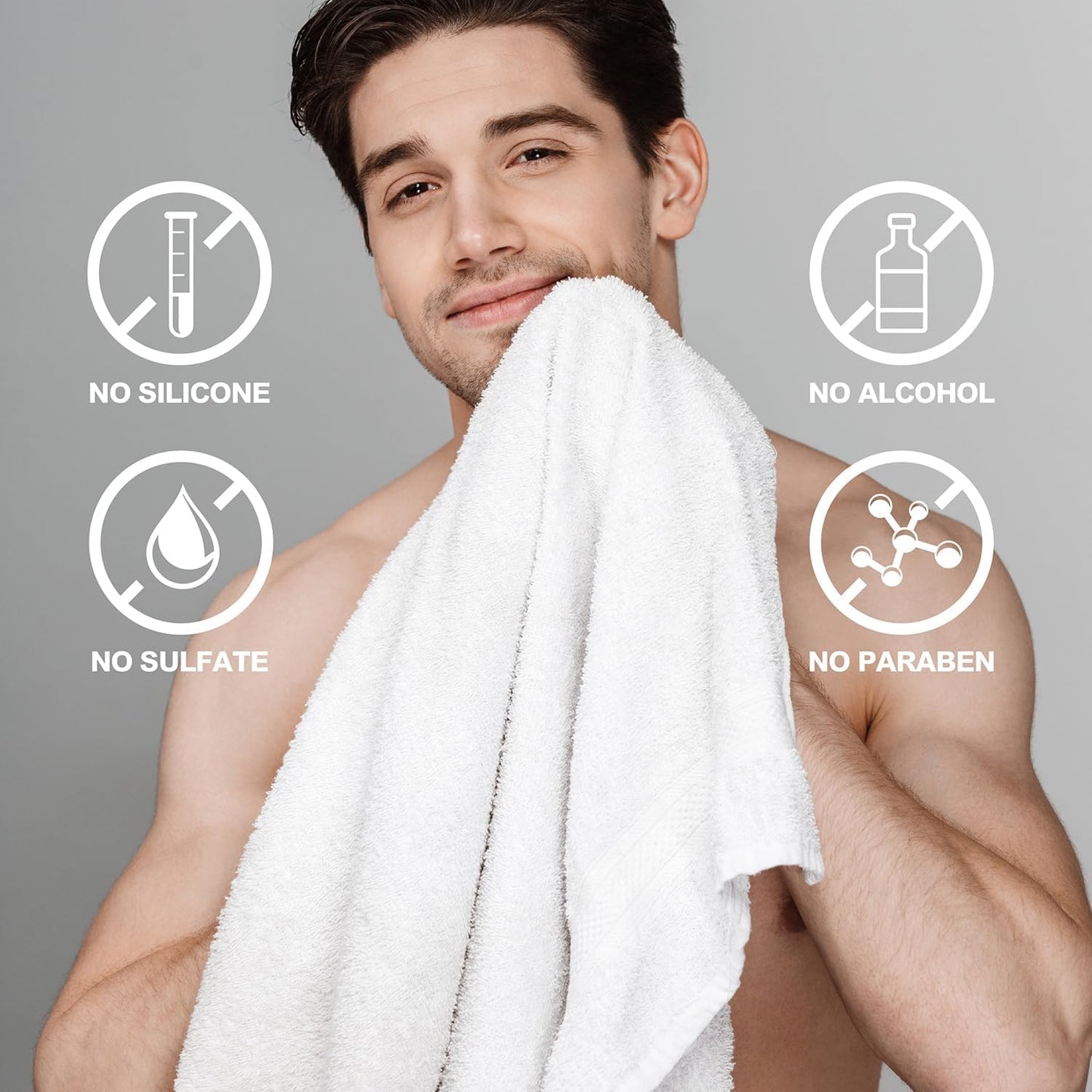 Bath and Body Gift Baskets for Men Body &amp; Earth Sandalwood Mens Bath Set with Body Lotion, Face Wash, Shower Gel, Bubble Bath, Loofah &amp; More, Gift Set for Men,Fathers Day Valentine Gifts Christmas