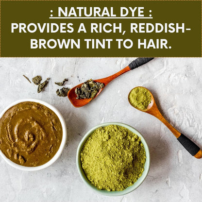 100% Natural Henna Powder 0.50 LBS 227 GMS | Pure Lawsonia Inermis For Hair Dye and Coloring | PPD free or Any Chemicals for Healthy Hair | fine powder