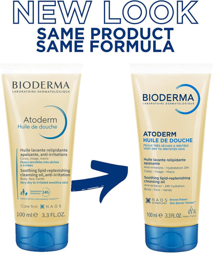 Bioderma Atoderm Ultra Nourishing Anti-Irration Shower Oil 100ml, (Pack of 1)