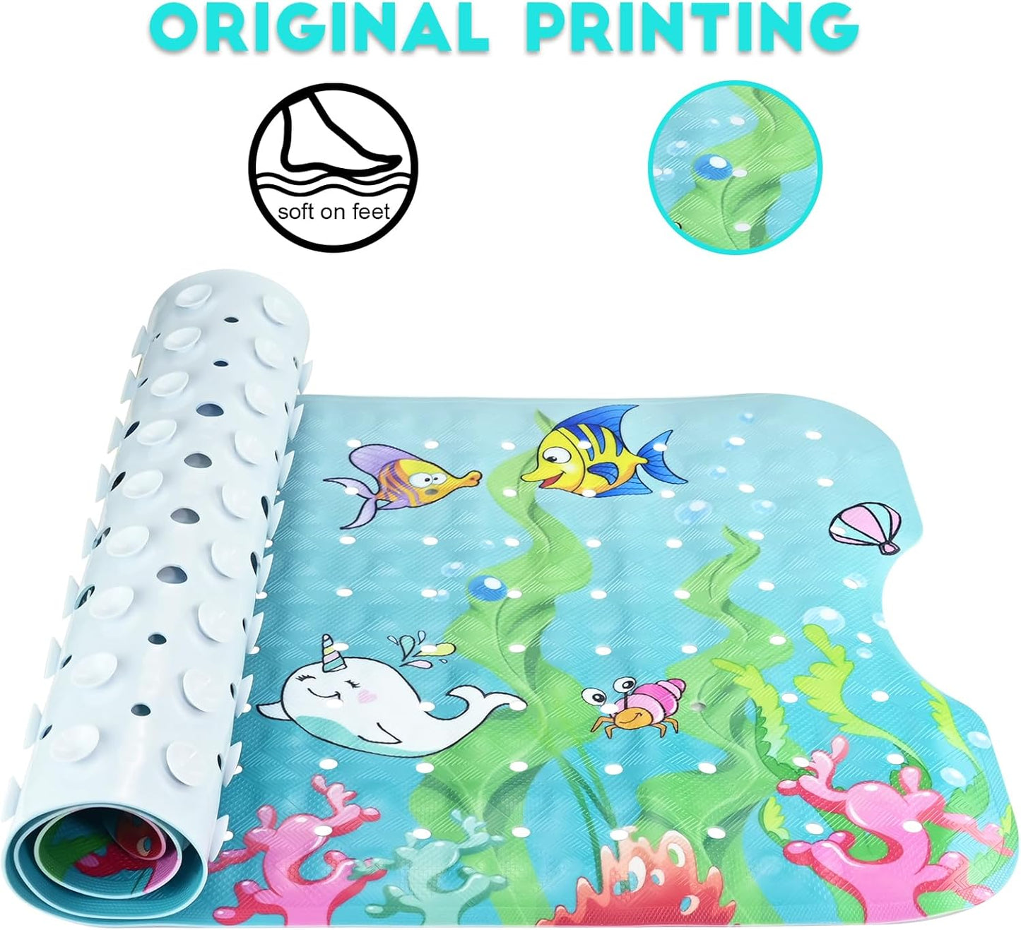 Turning Bath Time Into Playtime with the Whale‑Patterned Mat