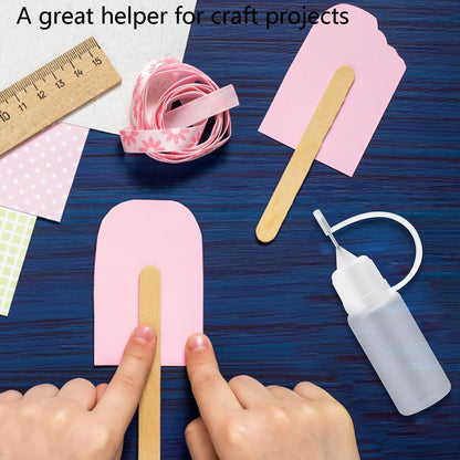 Applicator Bottle,6-Piece 10 ml and 15ml Precision Dispenser Set,Dropper Bottle,Needle Bottlees Applicator,Paint Dropper and Glue Oiler Bottles,for DIY Crafts,Lubrication,Detailed Adhesive Work