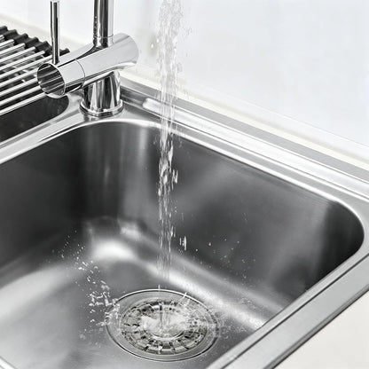 Armo® Stainless Steel Sink Strainers with Hair Catcher, 78MM Diameter, Pack of 2