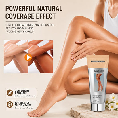 Leg Makeup Waterproof No Transfer Tattoo Cover Up Makeup Body Coverage PerfectorFull Coverage Foundation With Large Brush for Daily Wear Natural Skin 02