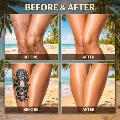 Waterproof Leg Makeup to Cover Veins,No Transfer Full Coverage Body Foundation&amp;Concealer,Long Lasting Waterproof Leg&amp;Body Makeup for Mature Skin,Scar Cover Up Makeup,Concealer for Women(Fair Brown)