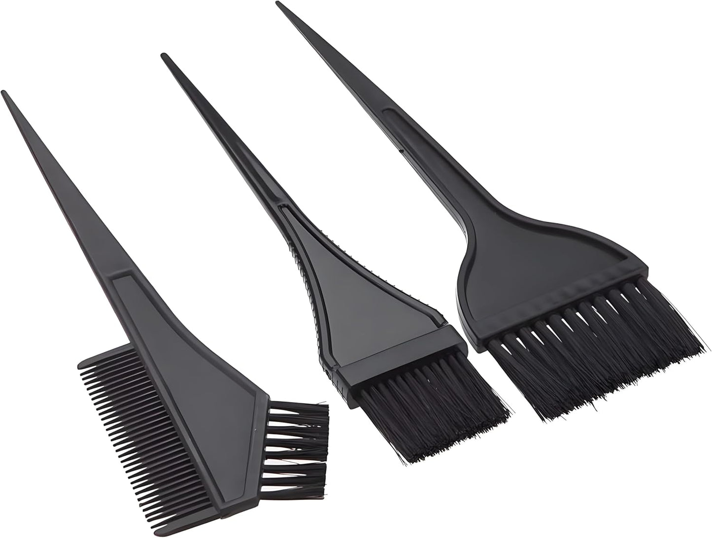 Hair Dye Brush and Bowl Set, 6pcs Hair Colour Brush and Bowl Tool, Brush Double-Sided Comb, Dye Brush, Ear Cover, Hair Colouring Tools for Home Salon Beauty