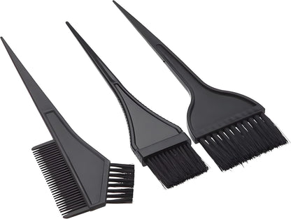 Hair Dye Brush and Bowl Set, 6pcs Hair Colour Brush and Bowl Tool, Brush Double-Sided Comb, Dye Brush, Ear Cover, Hair Colouring Tools for Home Salon Beauty