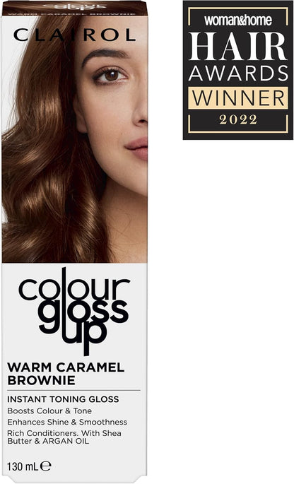 Clairol Colour Gloss Up Conditioner, Warm Caramel Brownie, 130ml
