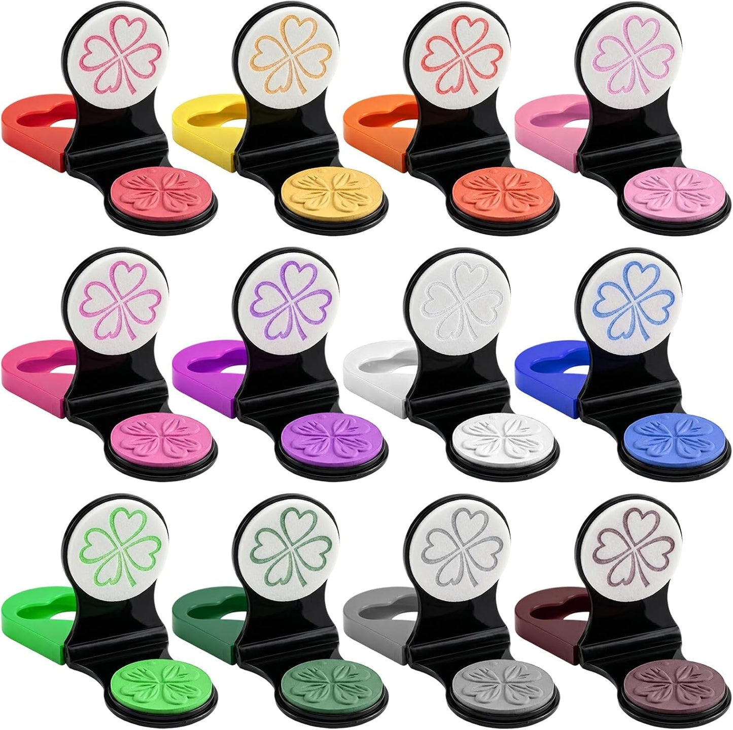 12 Colors Hair Chalks for Girls, Temporary Glow in UV Light Hair Dye Teenage Girls Kids Gift, Washable Blacklight Reactive Hair Chalk for Halloween Cosplay, Christmas Birthday Gift, Ages 5-15 Year Old