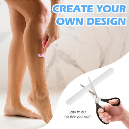 Giantree 24Pcs Shower Floor Non Slip Stickers, Transparent Anti Slip Showers Sticker, Showers Sticker for Safety Bathroom Tubs, Non Slips Stickers for Bath, Tub, Shower, Pool, Stairs, Kitchen
