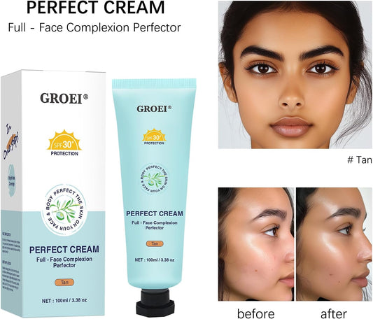 Beauty Body Coverage Perfector - Leg &amp; Body Makeup to Covers Veins &amp; Spots, Waterproof Tattoo Cover Up Makeup, Long Lasting, 2Pack(100mlx2)
