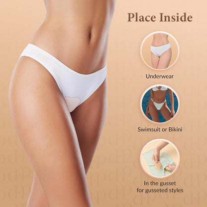 Silicone Camel Concealer Toe Reusable - Anti Camel Concealer Pad for Swimsuits, Leggings, Underwear Gym, 2-Pack, Y-Shape