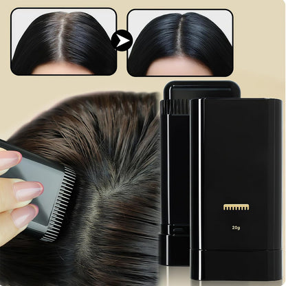 Safe and Convenient Hair Dye Comb, Waterproof Sweat-Proof Hair Dye Stick with Comb, 2-In-1 Quick Touch-Ups Dye Comb for Women &amp; Men (Coffee)