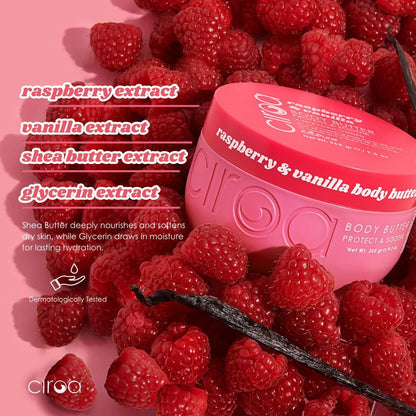 Raspberry &amp; Vanilla Body Butter 265g