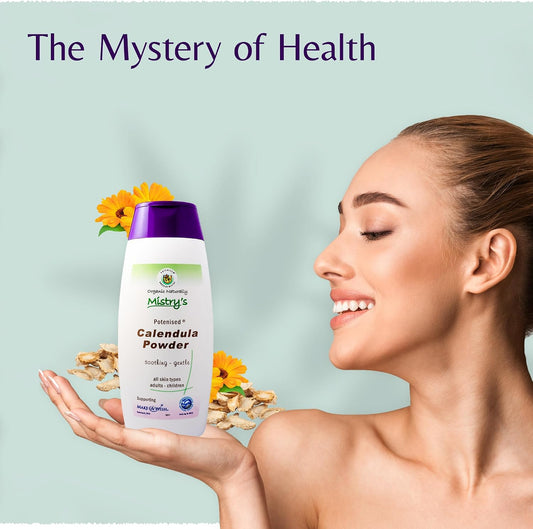 Mistry's Calendula Powder 150g - Natural Plant Based Powder for Wounds and Skin Irritation - Additive Free, Vegan