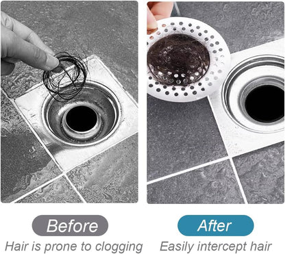 Stainless Steel Sink Filter, 4PCS Sink Strainer, Drain Filters, Kitchen Sink Strainer Plug,Shower Drain Filters, Hair Filters, Drain Protectors
