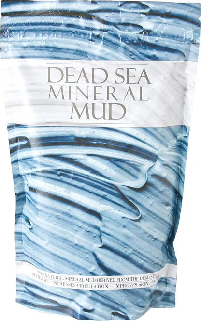 Mystic Moments | Dead Sea Mineral Mud | Natural Spa-Grade Raw Material | Rich in Magnesium, Bromides &amp; Potassium | Skin Detox &amp; Moisturising | Ideal for Masks, Scrubs &amp; Spa Treatments | 1Kg