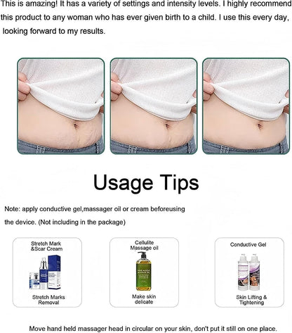 4 in 1 Body Shaper Sculpting Beauty Machine Skin Care Tool Radio Frequency Cavitation Vacuum Multipole Device Salon Spa Equipment Home Use Massager for Arm Waist