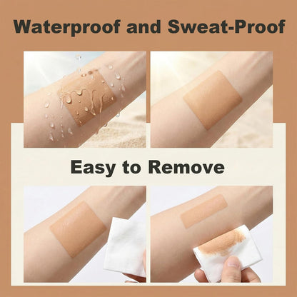 Asheyya Leg Makeup Waterproof, Anti Transfer Body Coverage Perfector for Flawless Looking Legs (02# Light Brown)