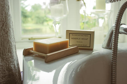 The Little Goat Soap 1 x Simply Goats Milk Soap. Unscented 100g. Sensitive Skin. Eczema, Psoriasis, Dermatitis. Dry Skin