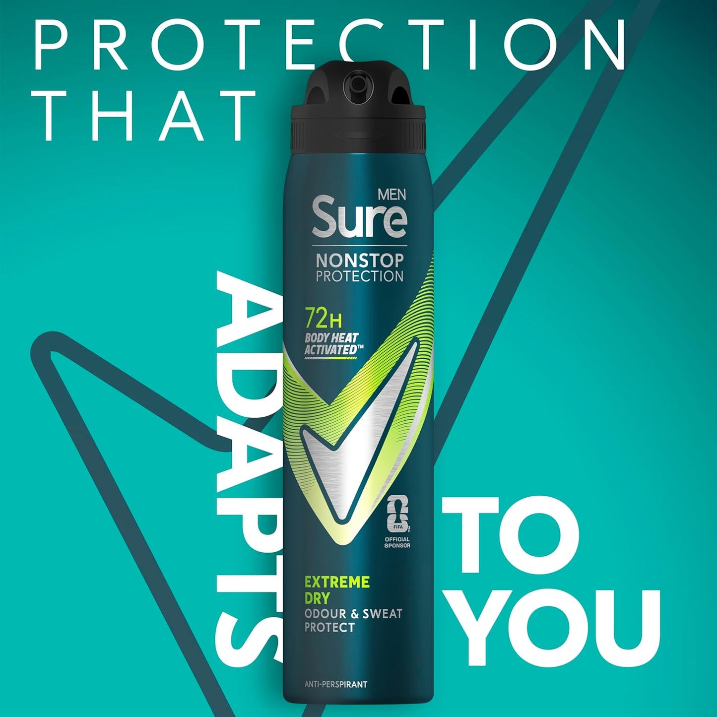 Sure Men Nonstop Protection Extreme Dry Anti-Perspirant Aerosol 250 ml