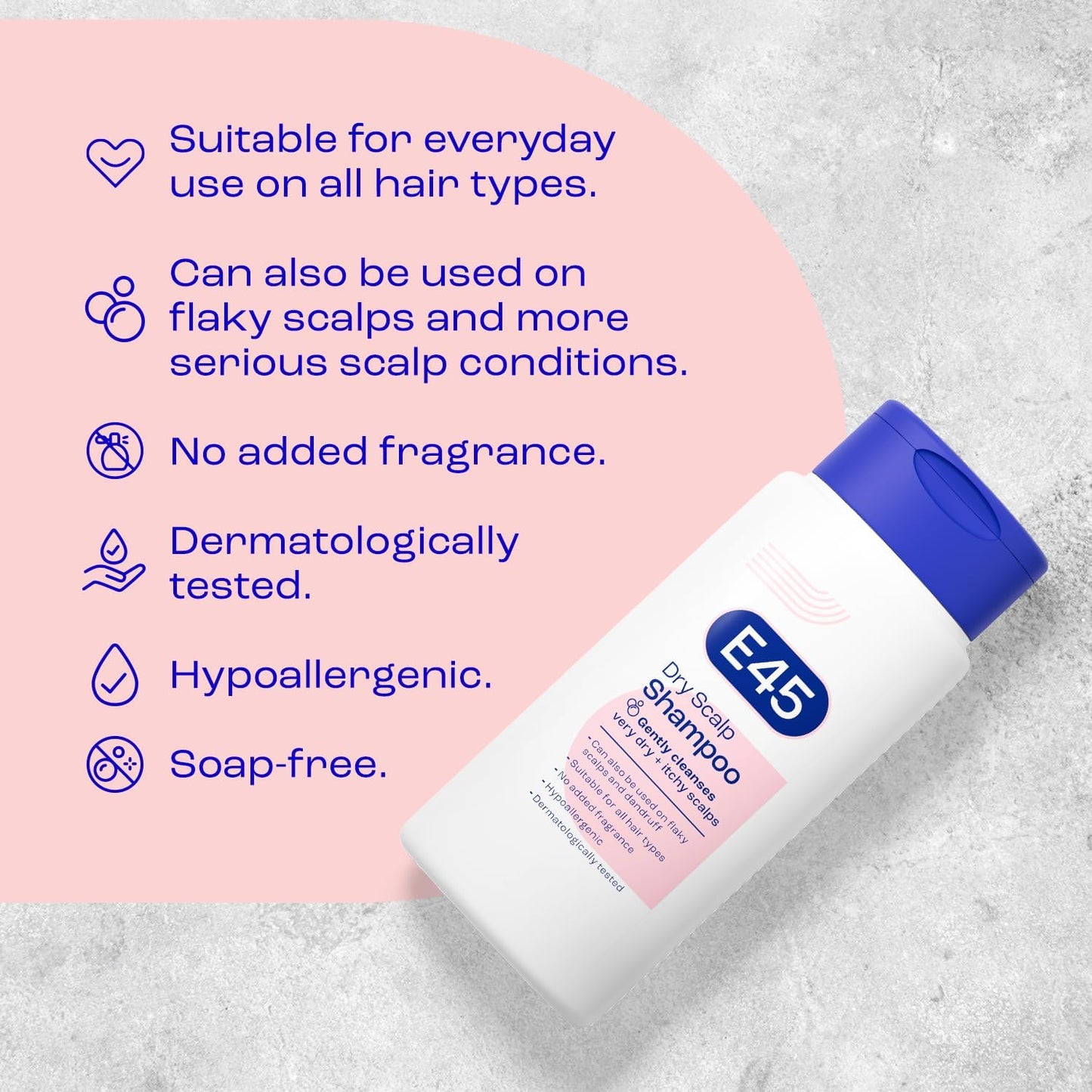 Why E45 Dry Scalp Shampoo might become your new bathroom staple