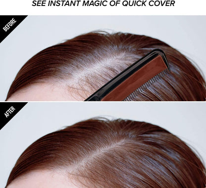 Kiss Quick Cover Gray Hair Touch up comb on 0.28oz CGC02 Dark Brown by Kiss