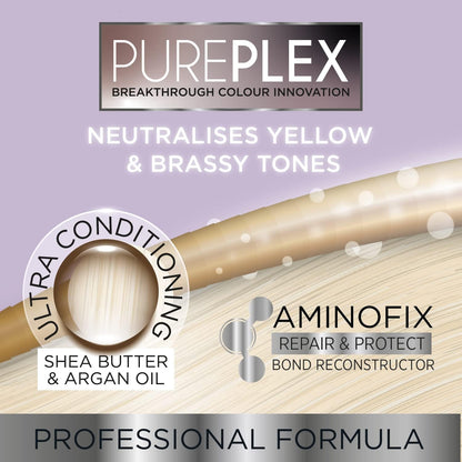 Knight &amp; Wilson PurePlex Blonde Conditioner, for Blonde, Platinum &amp; Grey/Silver Hair, Reduce Brassy Yellow Tones, Toner for Bleached &amp; Highlighted Hair, Cruelty Free, No Parabens or Sulphates, 200ml