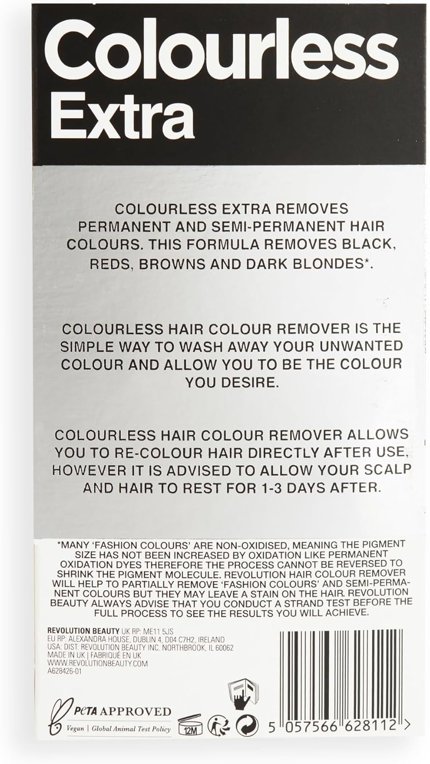 Colourless Max Effect Hair Colour Remover