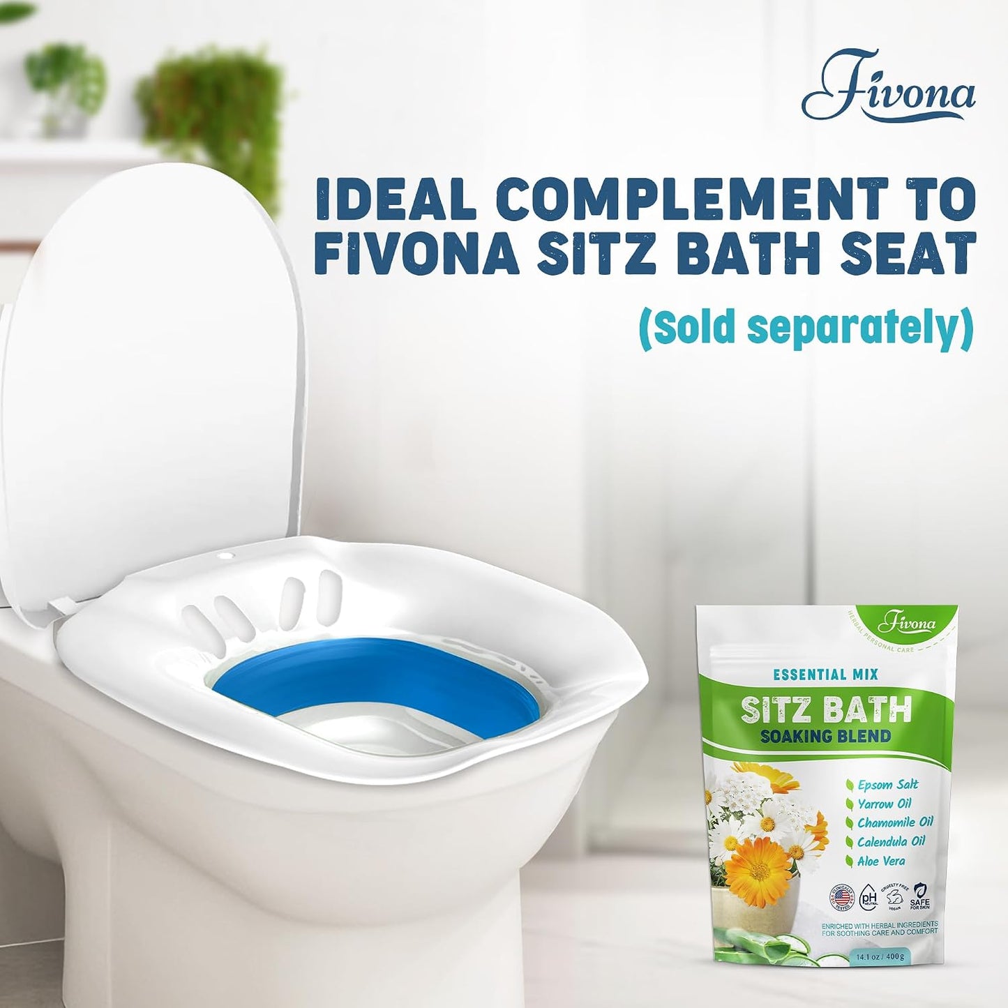 Relaxed relief with a soothing sitz bath
