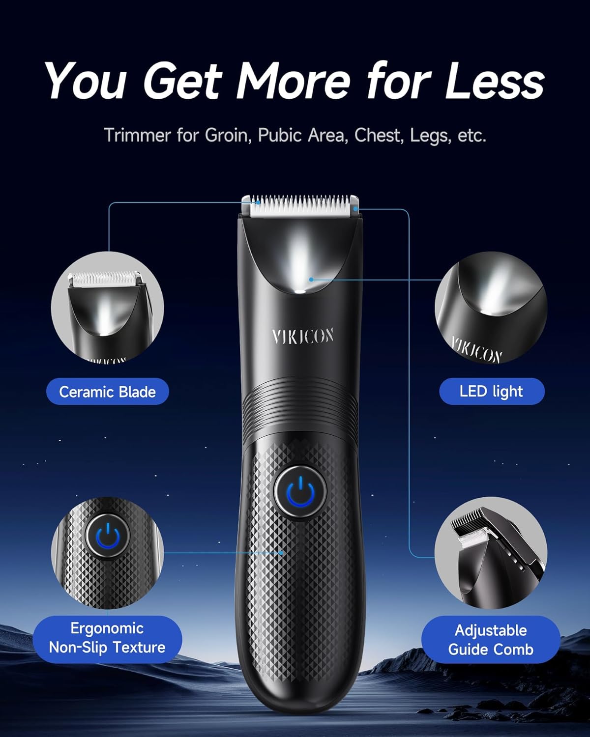 Why the VIKICON Men’s Body Trimmer Deserves a Spot in Your Bathroom