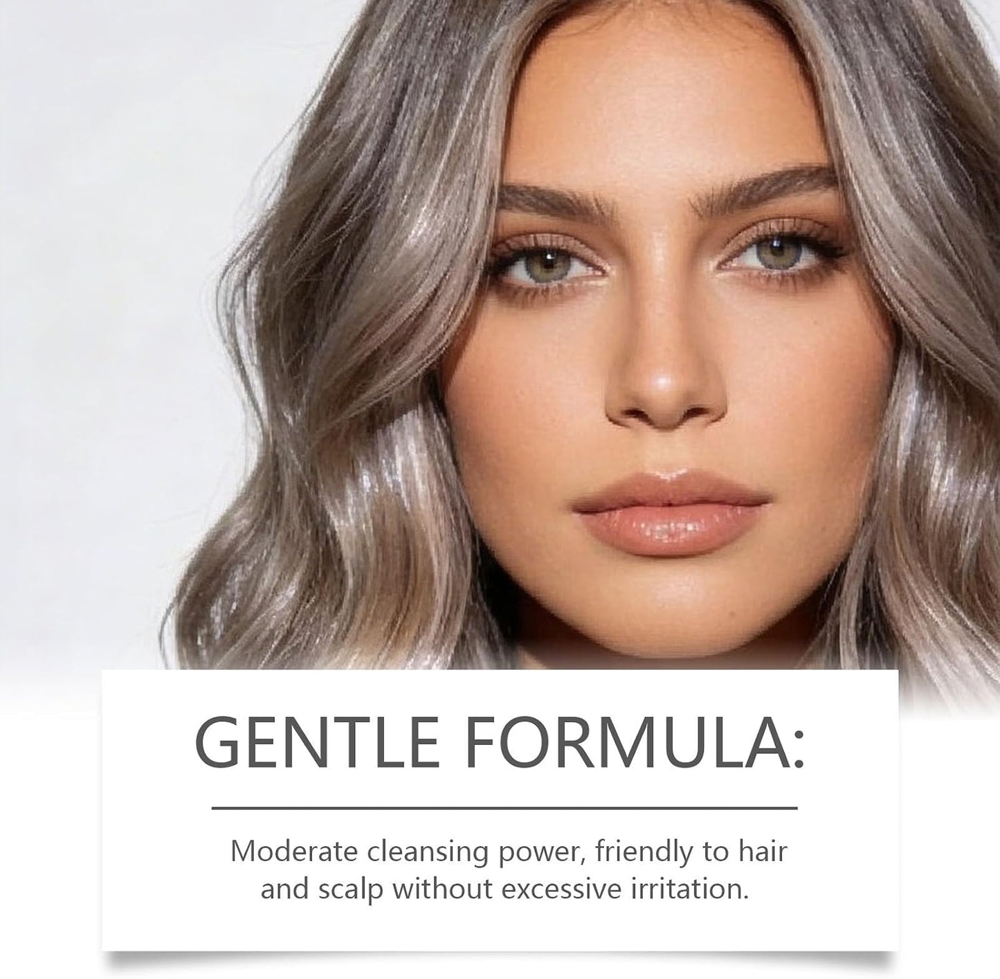 3-in-1 Hair Colour Shampoo, Herbal Shampoo with Milk Tea Ase Colour, Fast-Acting Formula, Semi-Permanent Grey Coverage, For Smooths And Beautiful Hair, Restores Shine(1)